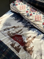 Постільна білизна First Choice фланель Nature navy сімейний 160х220х2 - Зображення 5
