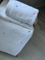 Maison D'or Soft Hearts neon махровое полотенце банное 85х150 — изображение 2
