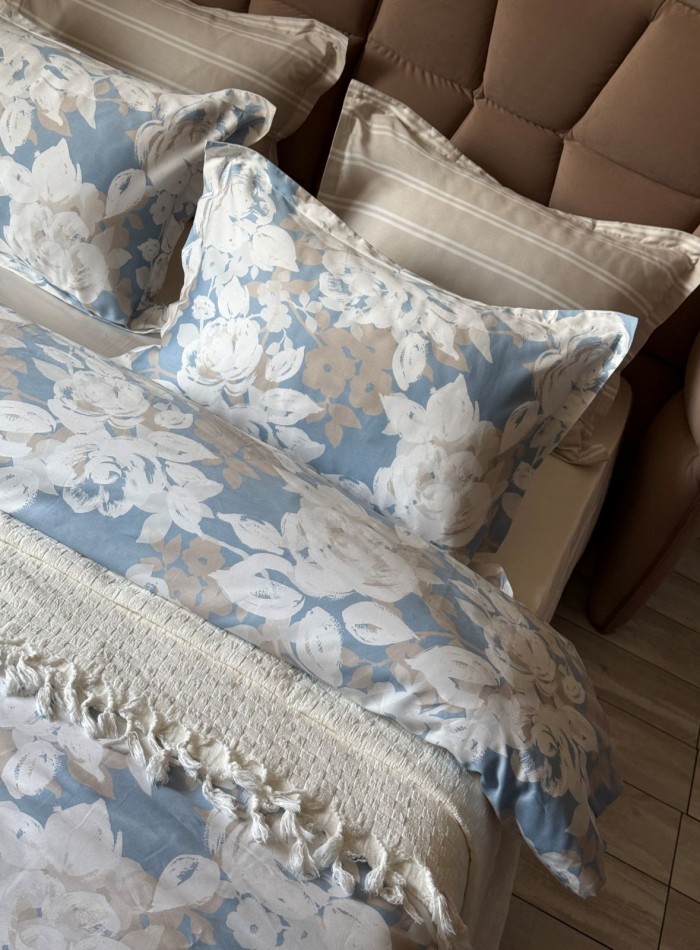 Постельное белье Deco Rose premium сатин евро 200х220 — изображение 5
