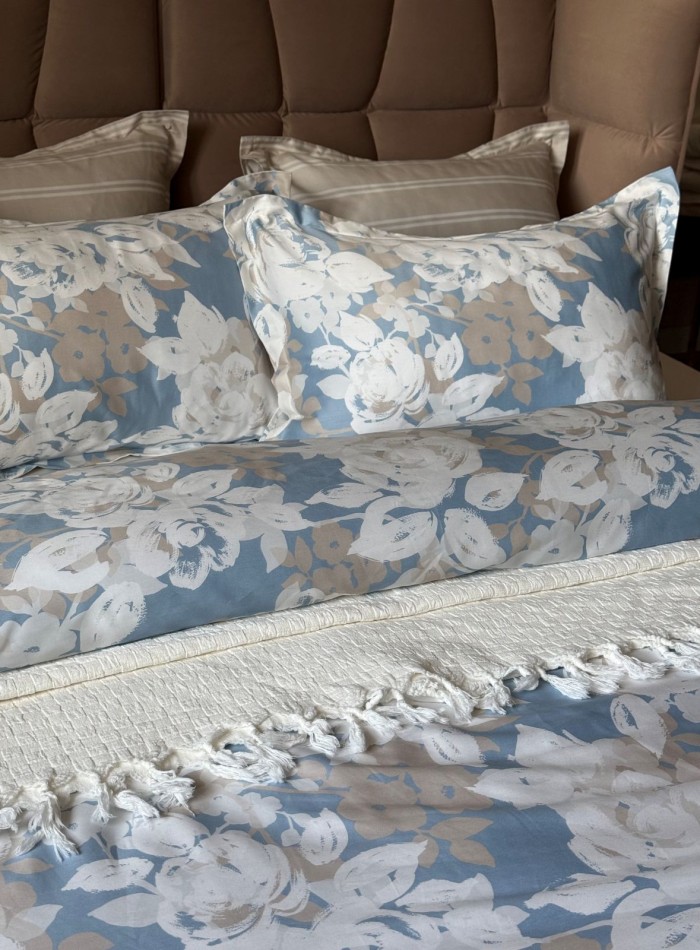 Постельное белье Deco Rose premium сатин евро 200х220 — изображение 3