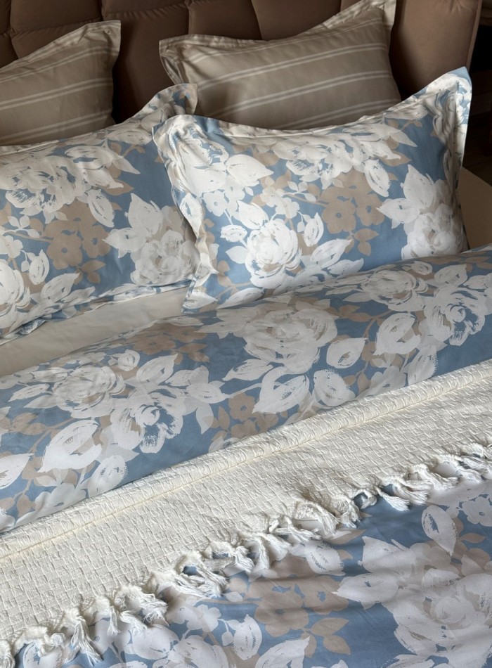 Постельное белье Deco Rose premium сатин евро 200х220 — изображение 6