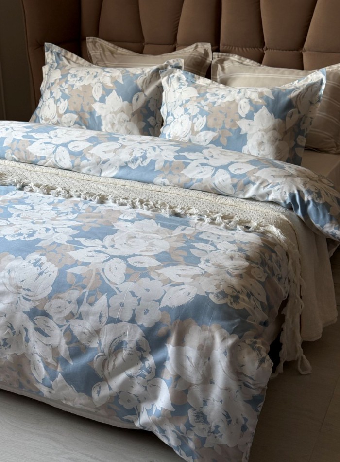 Постельное белье Deco Rose premium сатин евро 200х220 — изображение 2