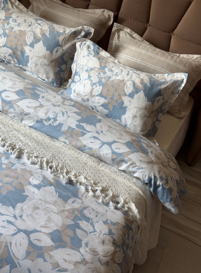 Постельное белье Deco Rose premium сатин евро 200х220 — изображение 7