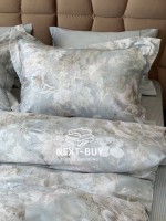 Постільна білизна Maison D'or Lily grey євро 200х220 тенсел - Зображення 5