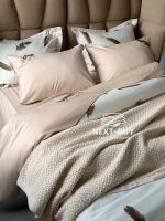 Легкий плед-пике Maison D'or Paris Missoma beige 220х240
