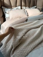 Легкий плед-пике Maison D'or Paris Missoma beige 220х240 — изображение 8