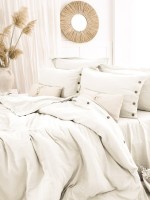 Постільна білизна Saheser Vetro Cream євро 200х220 jacquard - Зображення 3