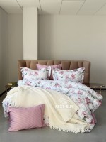 Постільна білизна Maison D'or CORINE Double Rosa євро 200х220 тенсел - Зображення 7