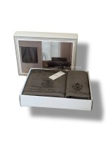 Maison D'or Royal crown antracite набор полотенец с вышивкой 3шт. с вышивкой — изображение 3
