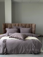 Постільна білизна Romantica antrasit євро 200х220 jacquard