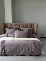 Постільна білизна Romantica antrasit євро 200х220 jacquard - Зображення 4