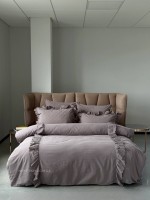 Постільна білизна Romantica antrasit євро 200х220 jacquard - Зображення 2