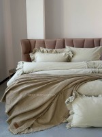 Постільна білизна Romantica yesil євро 200х220 jacquard - Зображення 11