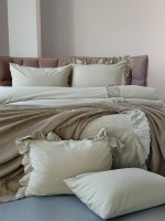 Постільна білизна Romantica yesil євро 200х220 jacquard