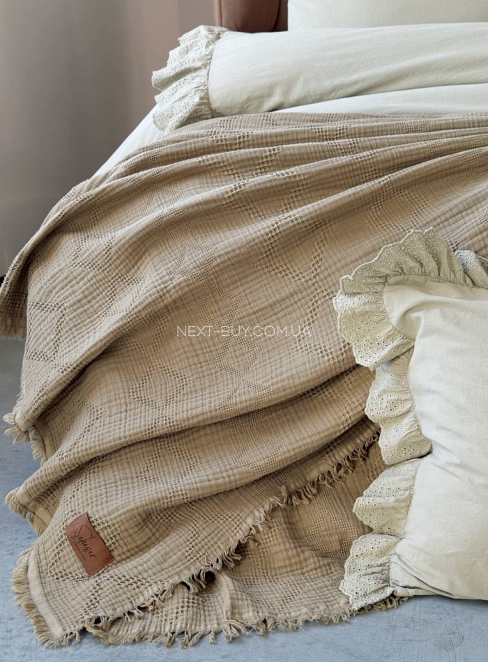 Постільна білизна Romantica yesil євро 200х220 jacquard - Зображення 8