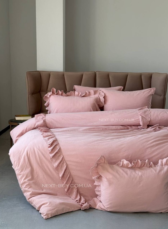 Постільна білизна Romantica rose євро 200х220 jacquard - Зображення 12