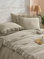 Постільна білизна Romantica yesil євро 200х220 jacquard - Зображення 3