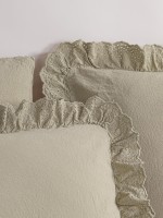 Постільна білизна Romantica yesil євро 200х220 jacquard - Зображення 4