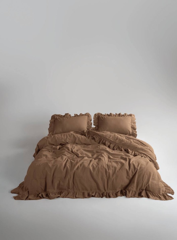 Эксклюзивное постельное белье Limasso Exclusive  Wood smoke 200x220 из вареного хлопка — изображение 2