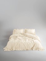 Эксклюзивное постельное белье Limasso Exclusive  Adkeniz kremi 200x220 из вареного хлопка