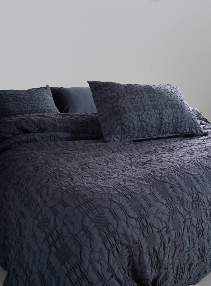 Эксклюзивное постельное белье Limasso Kristal Castlerock 200x220 из вареного хлопка — изображение 4