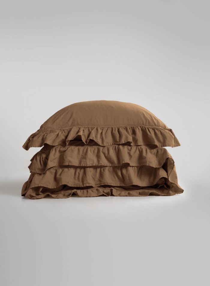 Эксклюзивное постельное белье Limasso Exclusive  Wood smoke 200x220 из вареного хлопка — изображение 4