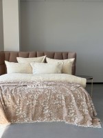 Муслінове покривало Saheser Model Amor Bej євро Туреччина - Зображення 5