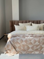 Муслінове покривало Saheser Model dolce Bej євро Туреччина - Зображення 5
