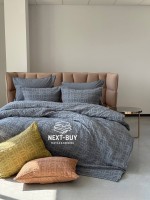 Эксклюзивное постельное белье Limasso Kristal Castlerock 200x220 из вареного хлопка — изображение 8