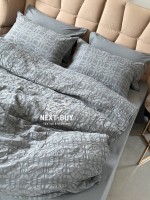 Эксклюзивное постельное белье Limasso Kristal Castlerock 200x220 из вареного хлопка — изображение 7