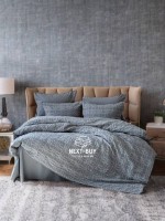 Эксклюзивное постельное белье Limasso Kristal Castlerock 200x220 из вареного хлопка — изображение 2
