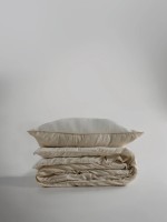 Эксклюзивное постельное белье Limasso Cassandra Cream 200x220 из вареного хлопка — изображение 13