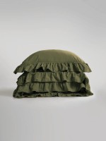 Ексклюзивна постільна білизна Limasso Exclusive  Capulet Olive 200x220 з вареної бавовни - Зображення 3