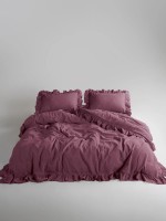 Эксклюзивное постельное белье Limasso Exclusive Raspberry 200x220 из вареного хлопка