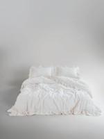 Семейный эксклюзивное постельное белье Limasso Exclusive Snow White160x220 (2шт) из вареного хлопка