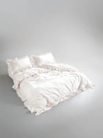 Семейный эксклюзивное постельное белье Limasso Exclusive Snow White160x220 (2шт) из вареного хлопка — изображение 2