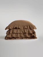 Сімейна ексклюзивна постільна білизна Limasso Exclusive  Wood smoke  160х220 (2шт) з вареної бавовни - Зображення 3