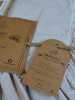 Эксклюзивное постельное белье Limasso Exclusive Natural Krem 200x220 из вареного хлопка — изображение 5
