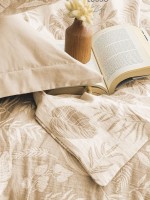 Постільна білизна Saheser Lusso Bej євро 200х220 jacquard - Зображення 9