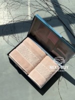 Набор хлопковых полотенец Cestepe Soft touch pink 2шт. — изображение 7