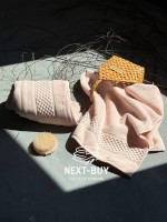 Набор хлопковых полотенец Cestepe Soft touch pink 2шт. — изображение 4