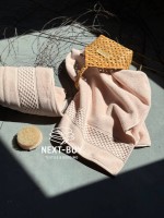 Набор хлопковых полотенец Cestepe Soft touch pink 2шт. — изображение 2
