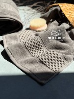 Набор хлопковых полотенец Cestepe Soft touch mink 2шт. — изображение 5