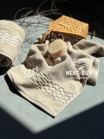 Набор хлопковых полотенец Cestepe Soft touch bej 2шт. — изображение 4