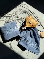Набор хлопковых полотенец Cestepe Soft touch blue 2шт.