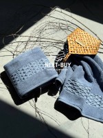 Набор хлопковых полотенец Cestepe Soft touch blue 2шт. — изображение 3