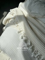 Эксклюзивное постельное белье Limasso Bassin Snow White200x220 из вареного хлопка — изображение 3