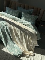 Постільна білизна Muslin Lusso Yesil (Євро, Туреччина) - Зображення 6