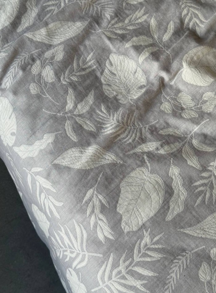 Постільна білизна Saheser Lusso Gri євро 200х220 jacquard - Зображення 7