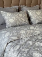 Постільна білизна Saheser Lusso Gri євро 200х220 jacquard - Зображення 6
